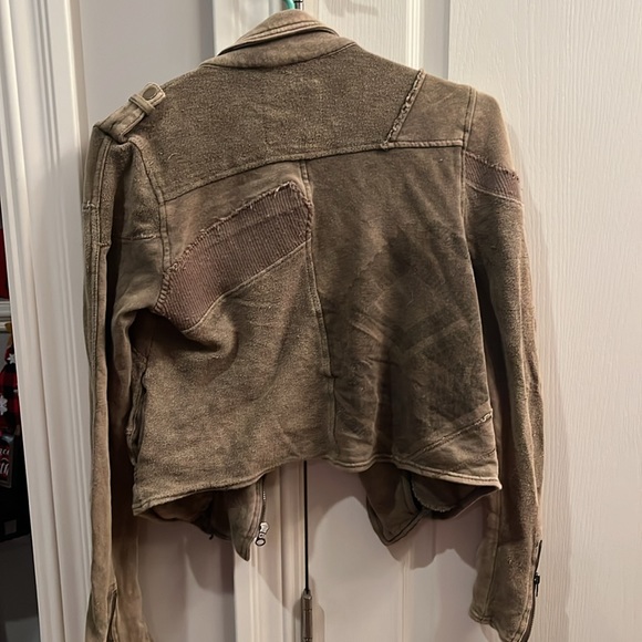 We are free/free  people zip up Moto jacket, size XS - Picture 6 of 8